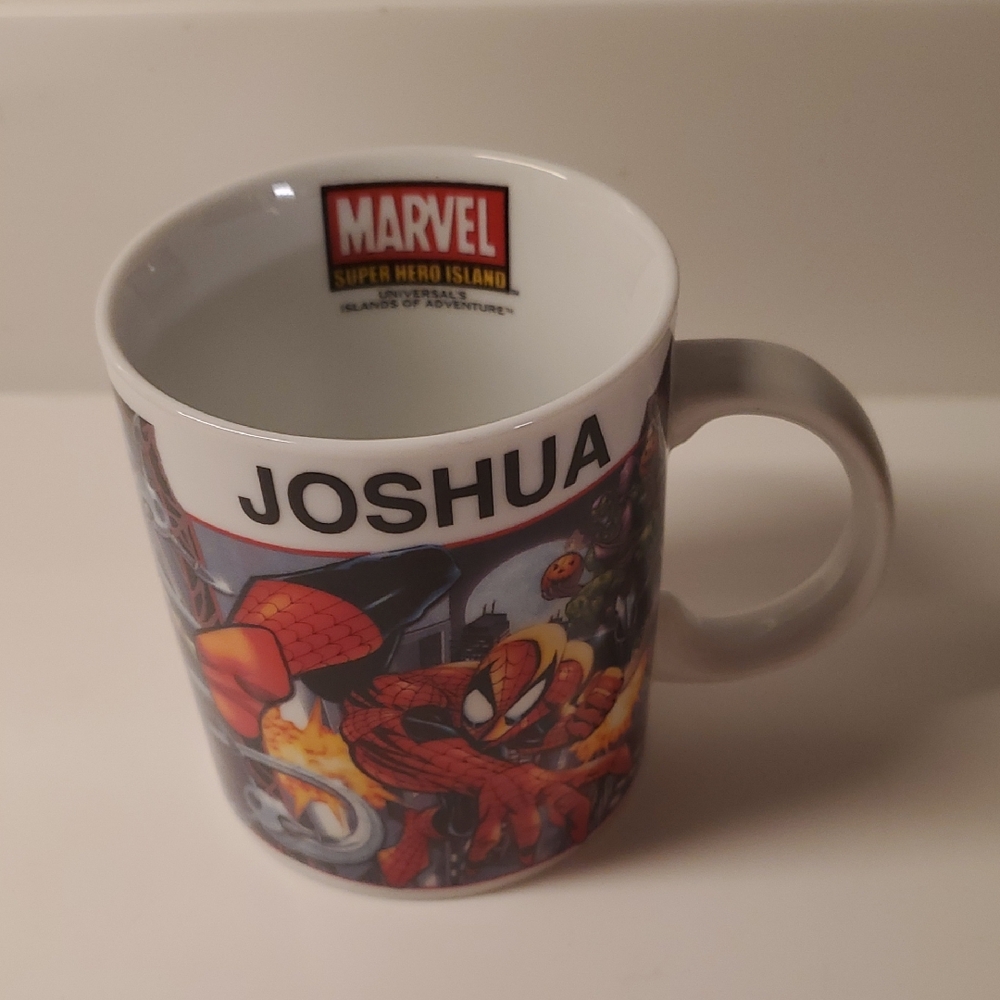 Marvel Super Hero Island Personalized Mug - Red and Black